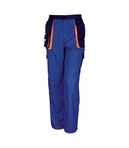 Unisex Work-guard Lite Workwear Trousers Breathable And Windproof Royal Navy Orange Result