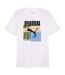 T-shirt Été Style Graphique Homme Blanc Puma-1
