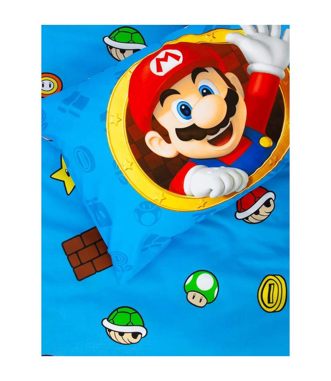 Splitter Single Duvet Cover Set Multicoloured Super Mario-3