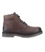 Mens bath leather boots brown Amblers-3