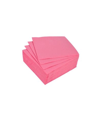 Lot de 40 Serviettes en Papier Vitamine 25x25cm Rose