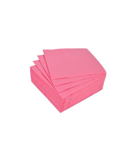 Lot de 40 Serviettes en Papier Vitamine 25x25cm Rose