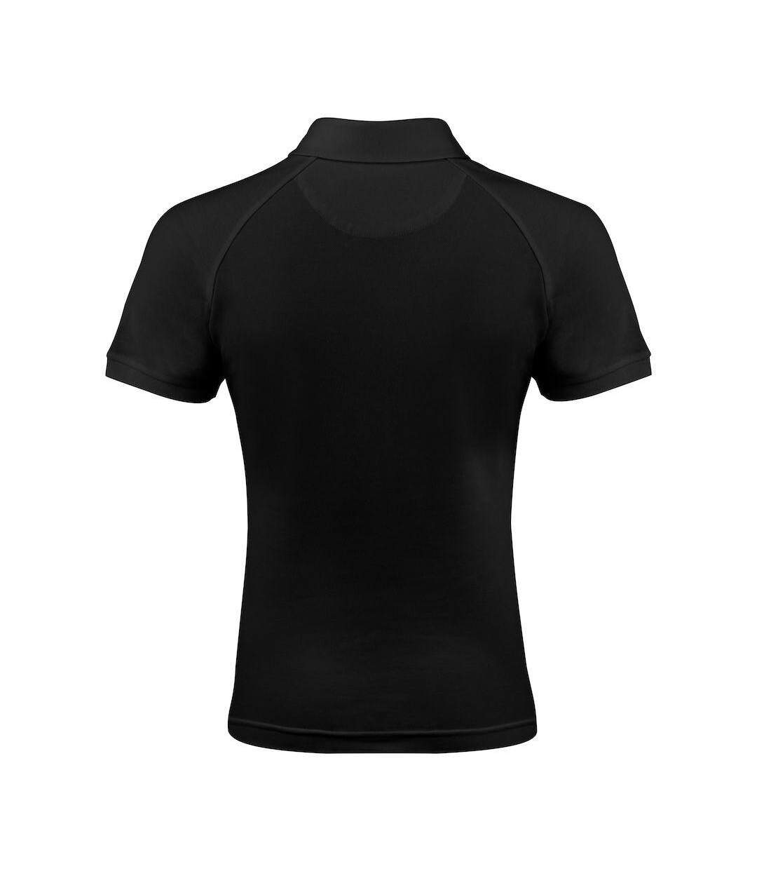 Womens/ladies Brookings Polo Shirt Black Harvest-2