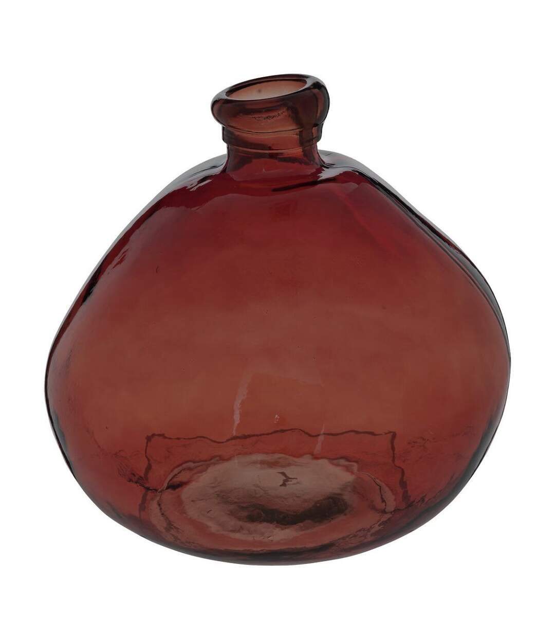 Vase Ballon en Verre Recyclé Uly 33cm Ambre-1