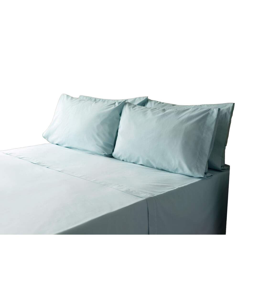 Cotton extra deep fitted sheet duck egg Belledorm-1