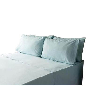 Cotton extra deep fitted sheet duck egg Belledorm