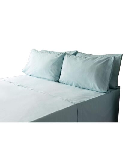 Cotton extra deep fitted sheet duck egg Belledorm