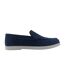 Mens Leather Slip-on Moccasins Navy Jack Wills-4