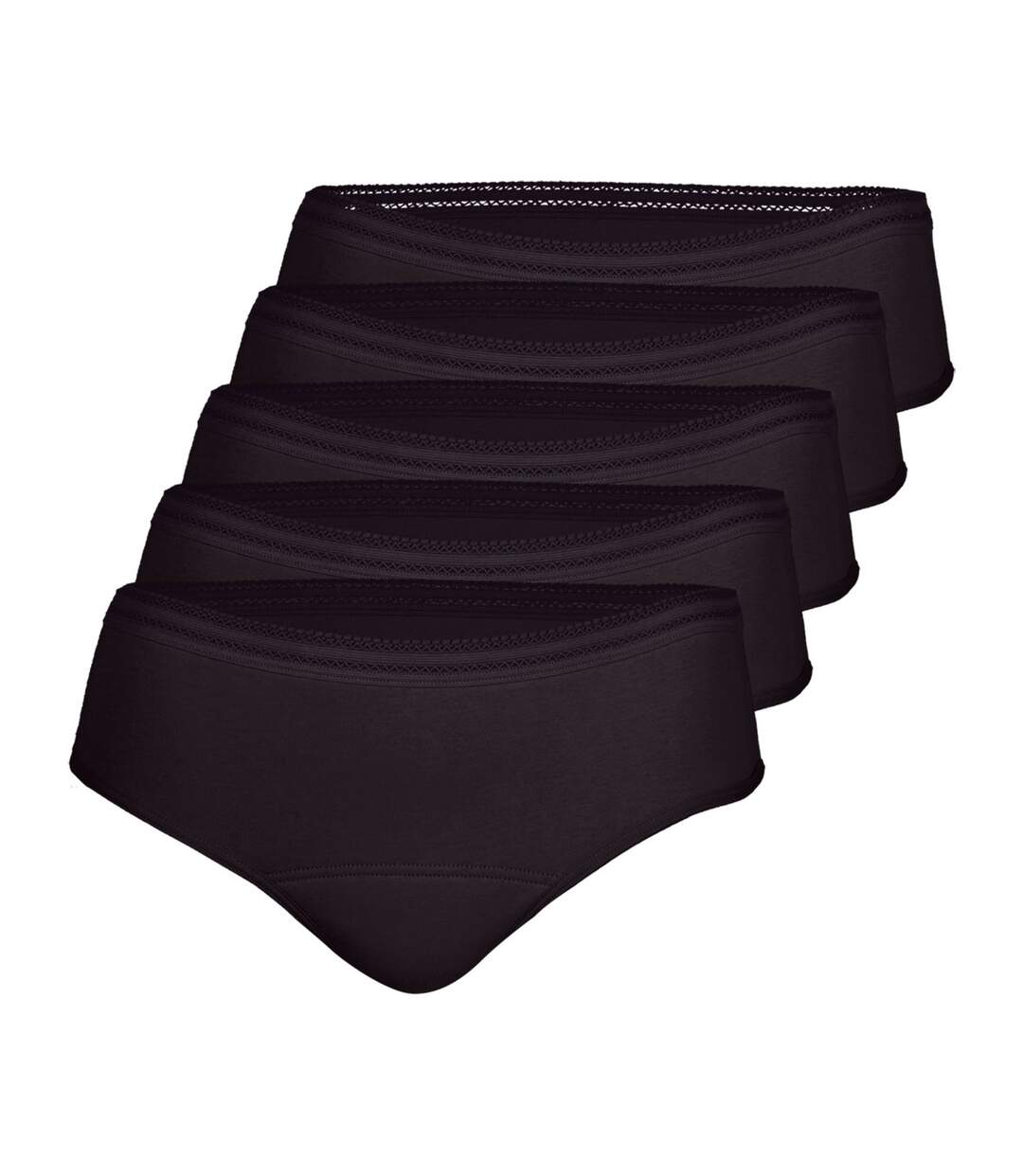 Lot de 5 culottes pour les règles femme Athena-1