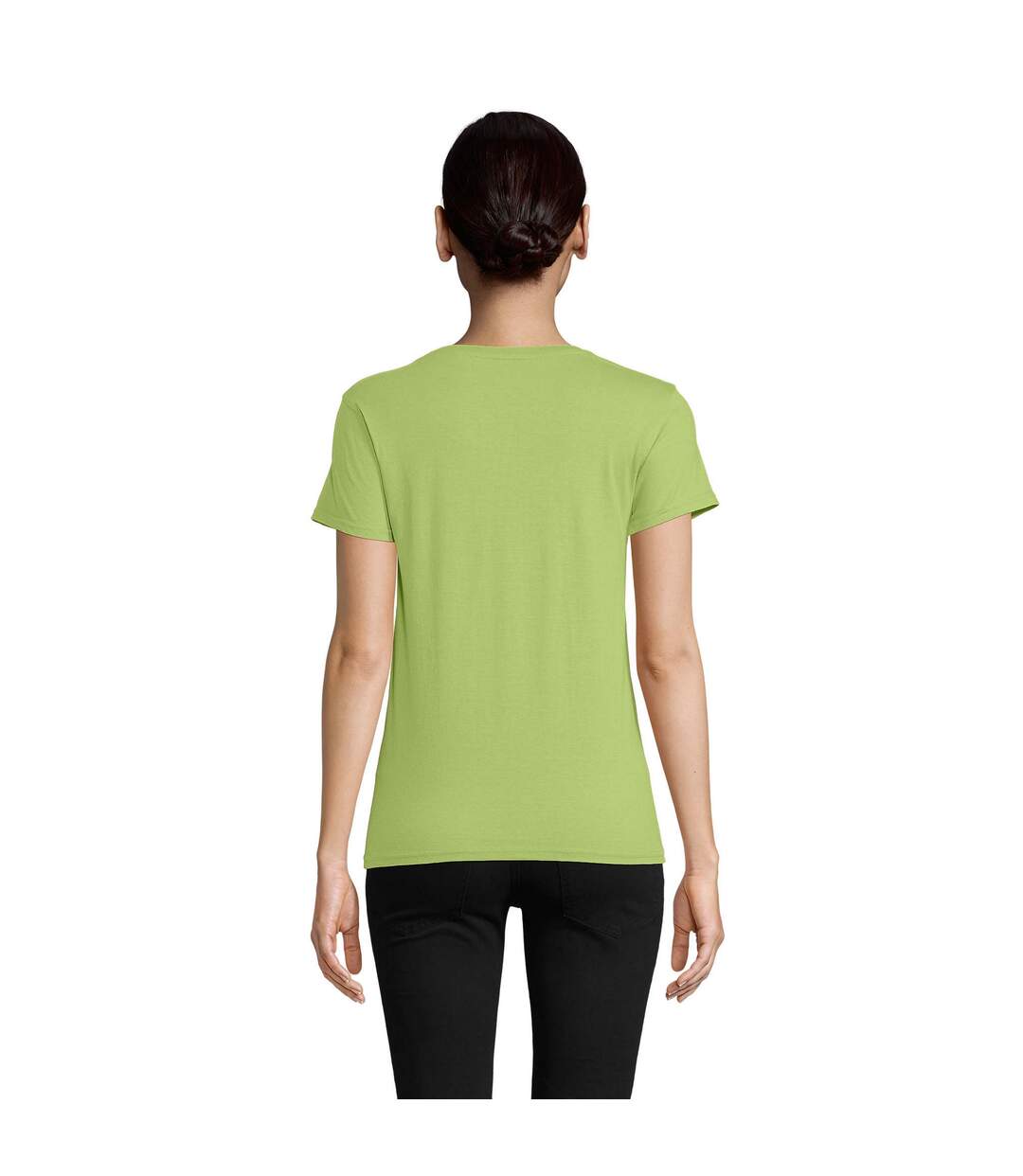 T-shirt Pioneer Femme Vert Pomme SOLS-2