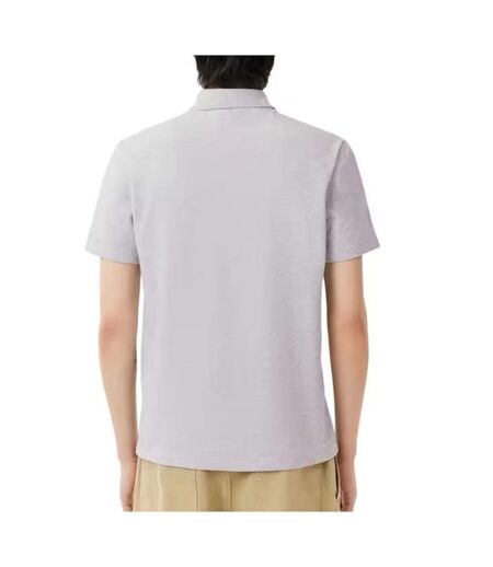 Polo gris chiné homme lacoste mela