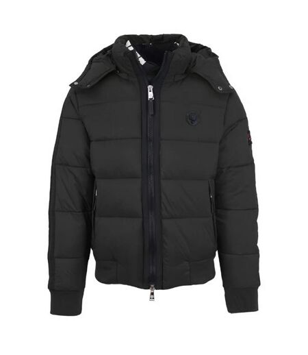 Doudoune Matelassée Homme Noir Plein Sport