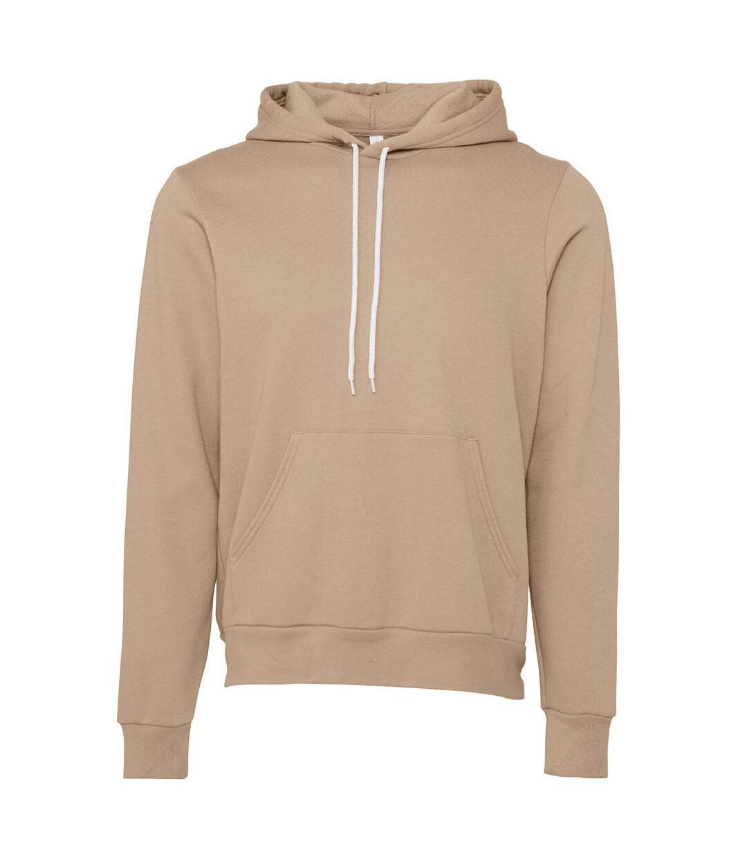 Sweat capuche unisexe marron clair Bella + Canvas-1