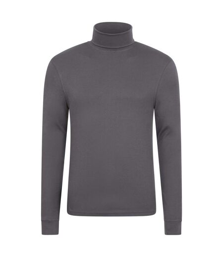 Pack Of 2  Mens Meribel Thermal Top  Charcoal Mountain Warehouse