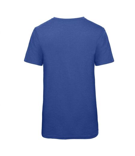T-shirt Triblend À Manches Courtes Bleu Royal Chiné B&C Mens Favourite