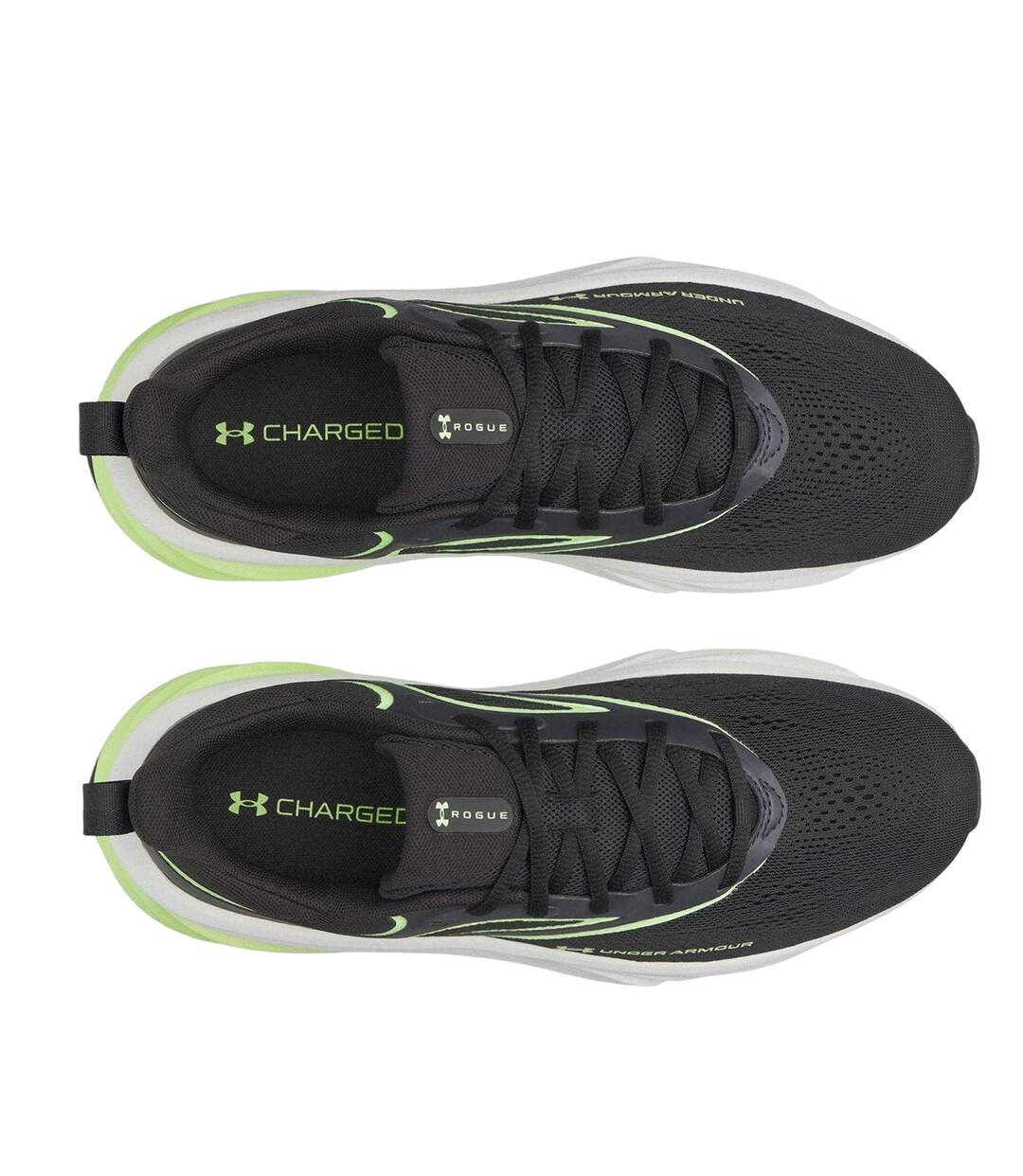 Mens Rogue 6 Trainers Black Lime Under Armour-3
