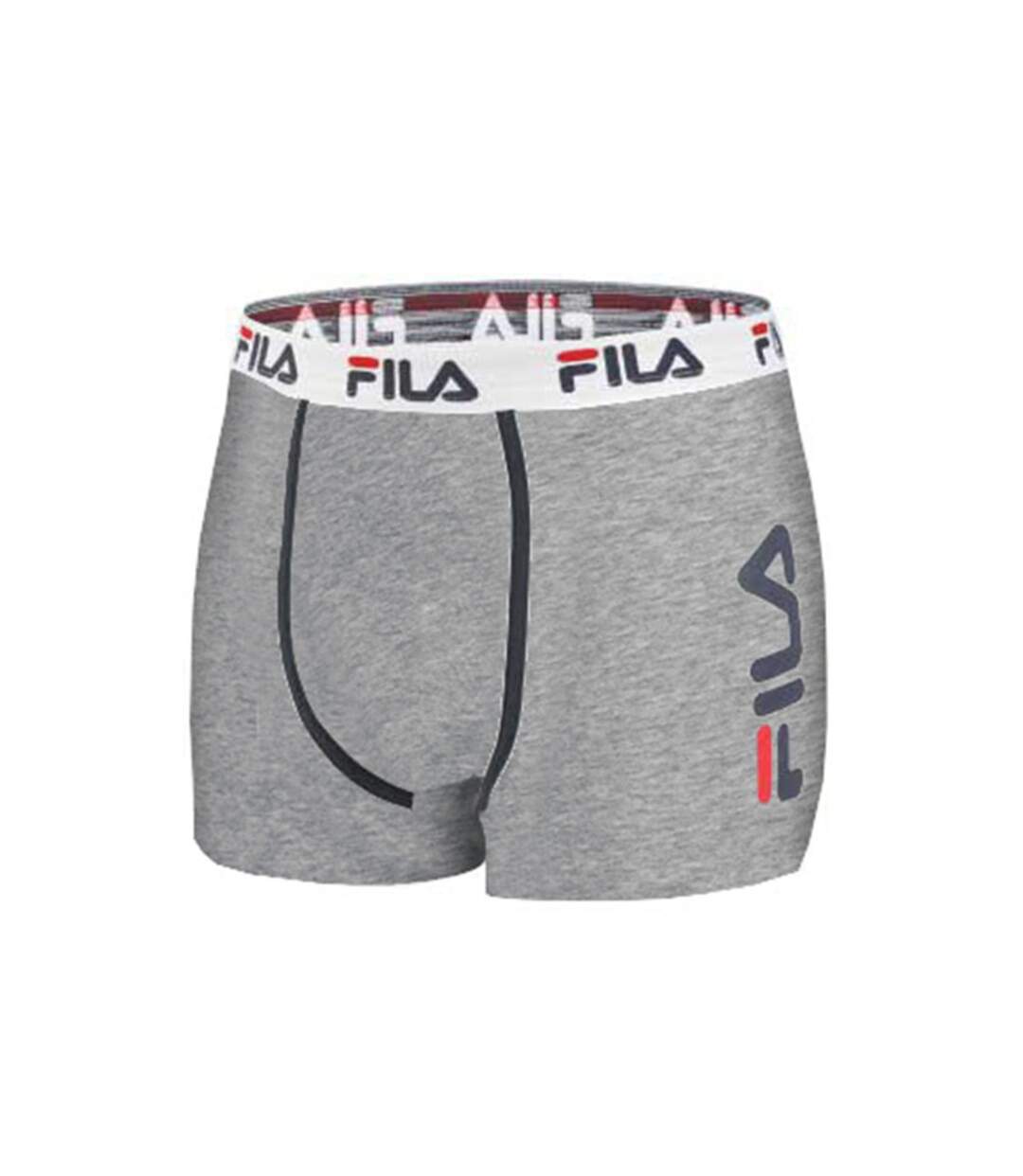 Lot de 4 Boxers Coton homme FU5040 Uni Fila-3