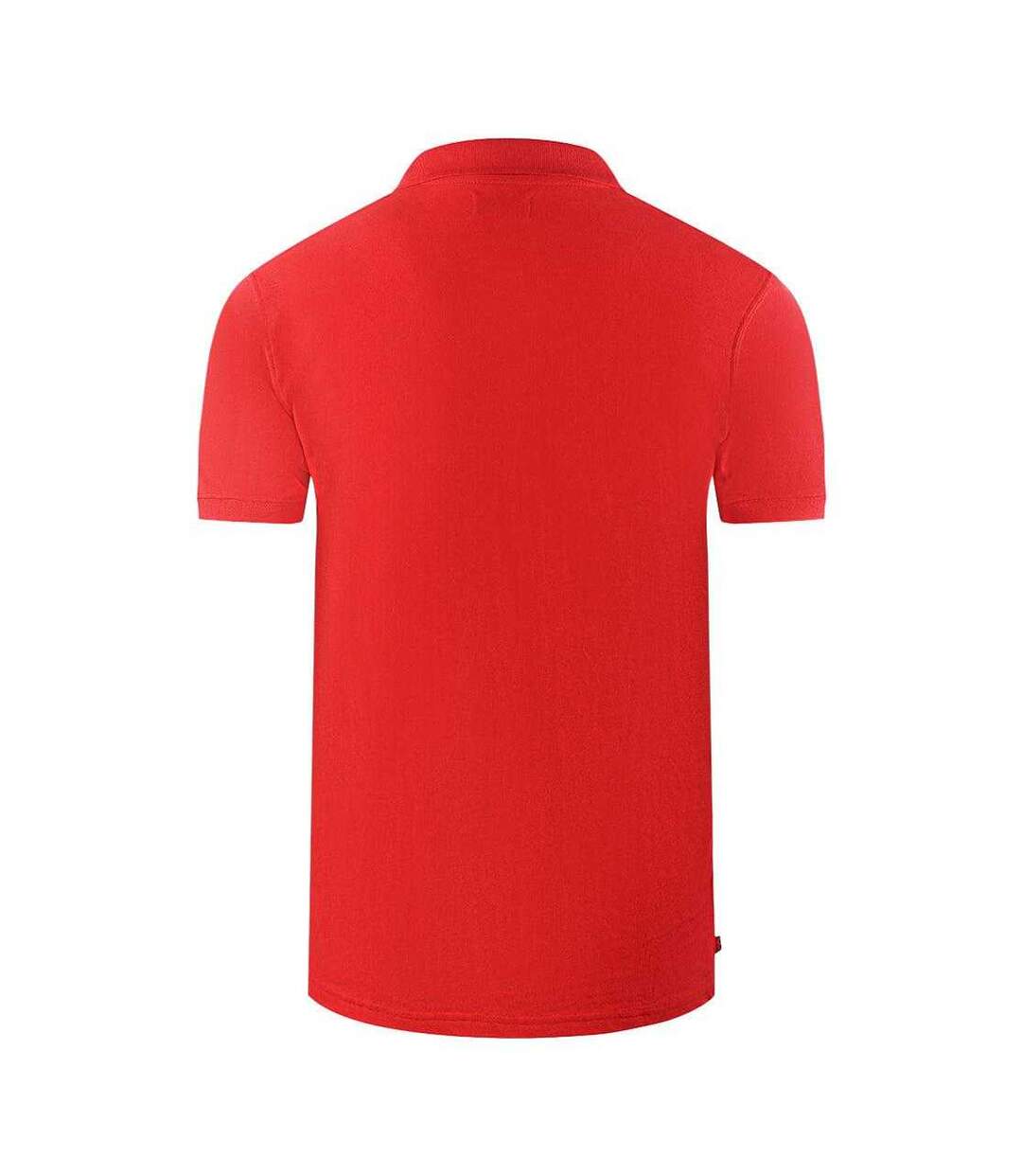 Polo Motif Uni Adulte Rouge Aquascutum-2
