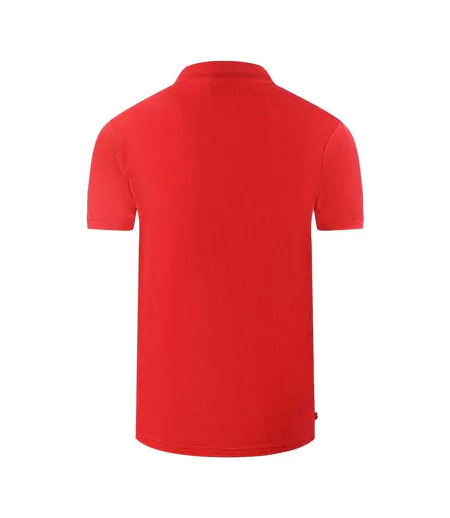 Polo Motif Uni Adulte Rouge Aquascutum