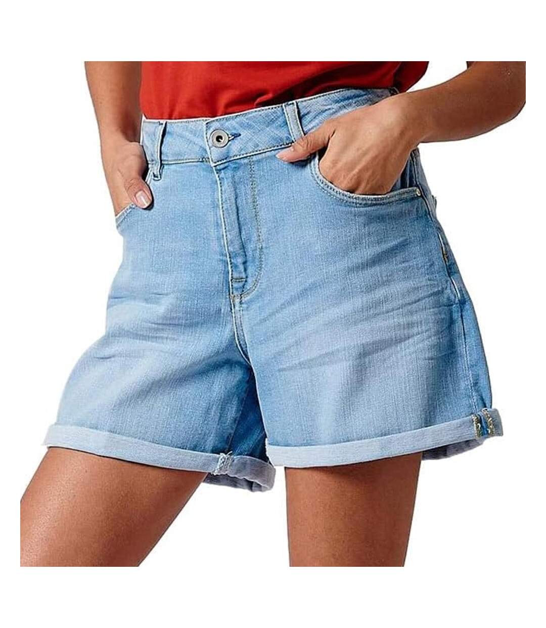 Short bleu femme kaporal brook-1