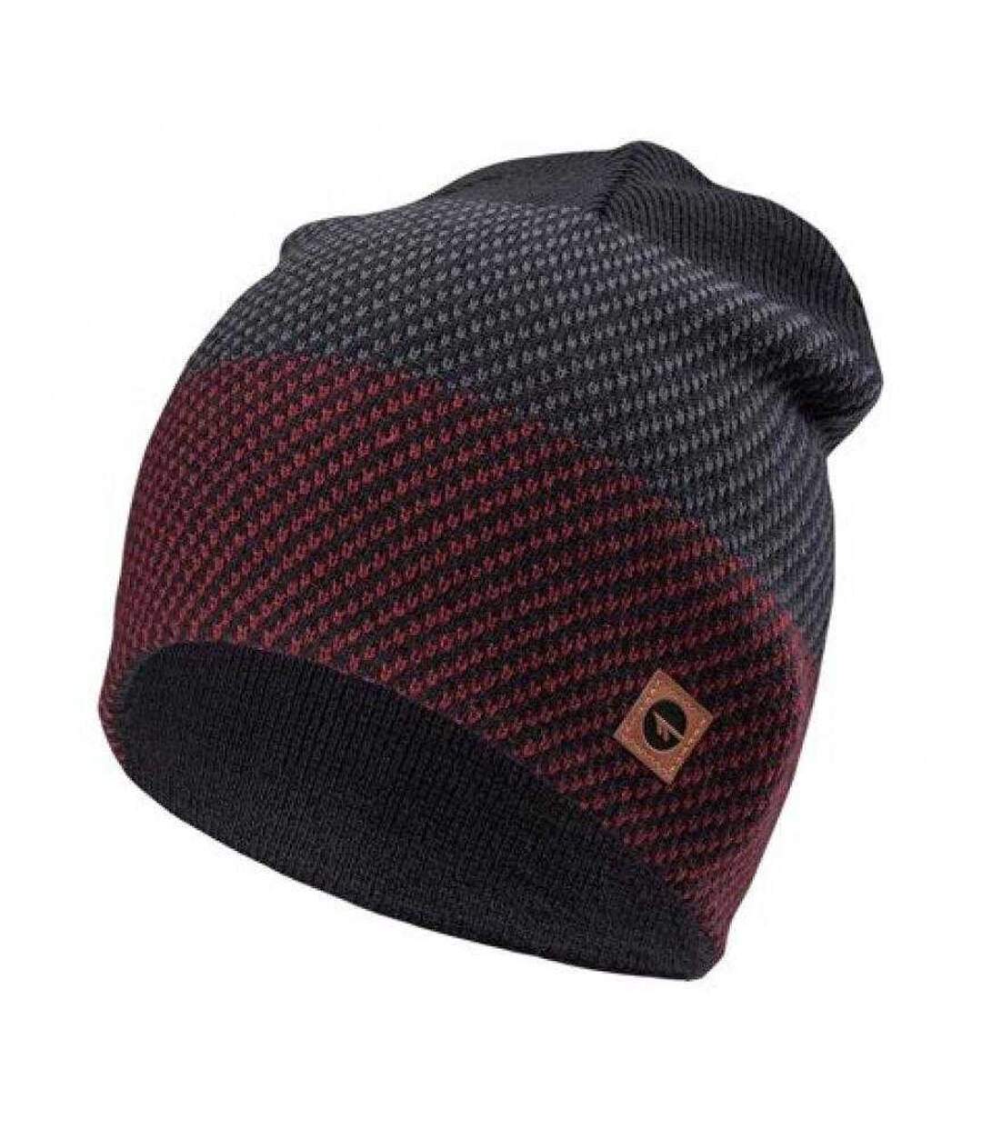 Bonnet Rolo Adulte Noir Rouge Hi-Tec-3