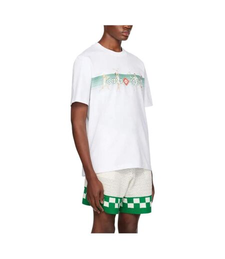 T-shirt Motif/style À Rayures Playful Adulte Blanc Casablanca