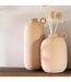 Vase Étroit en Argile Cassia 38cm Beige-3
