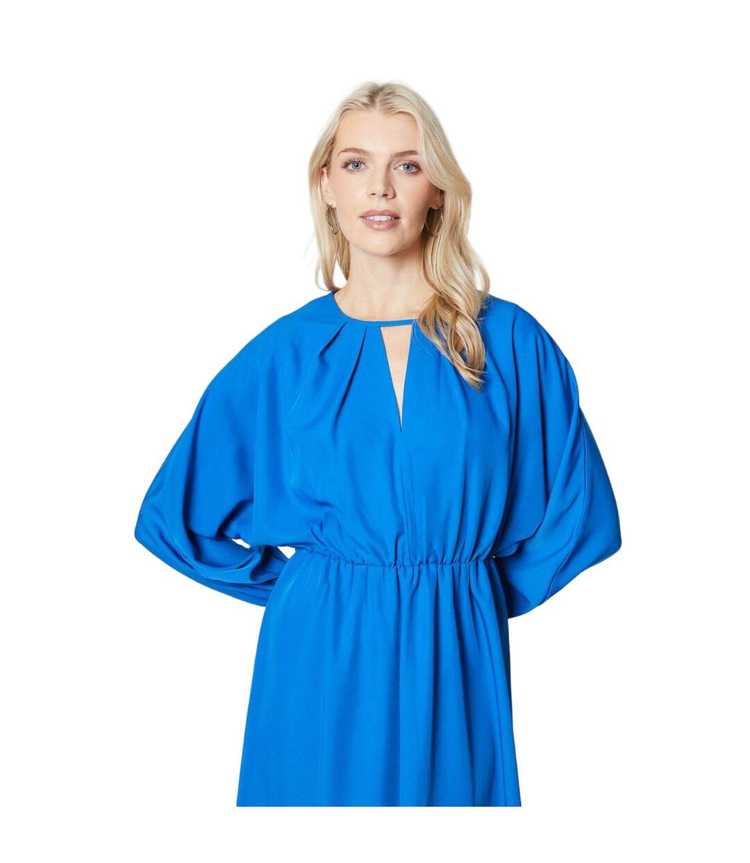 Robe mi-longue femme bleu Principles-3