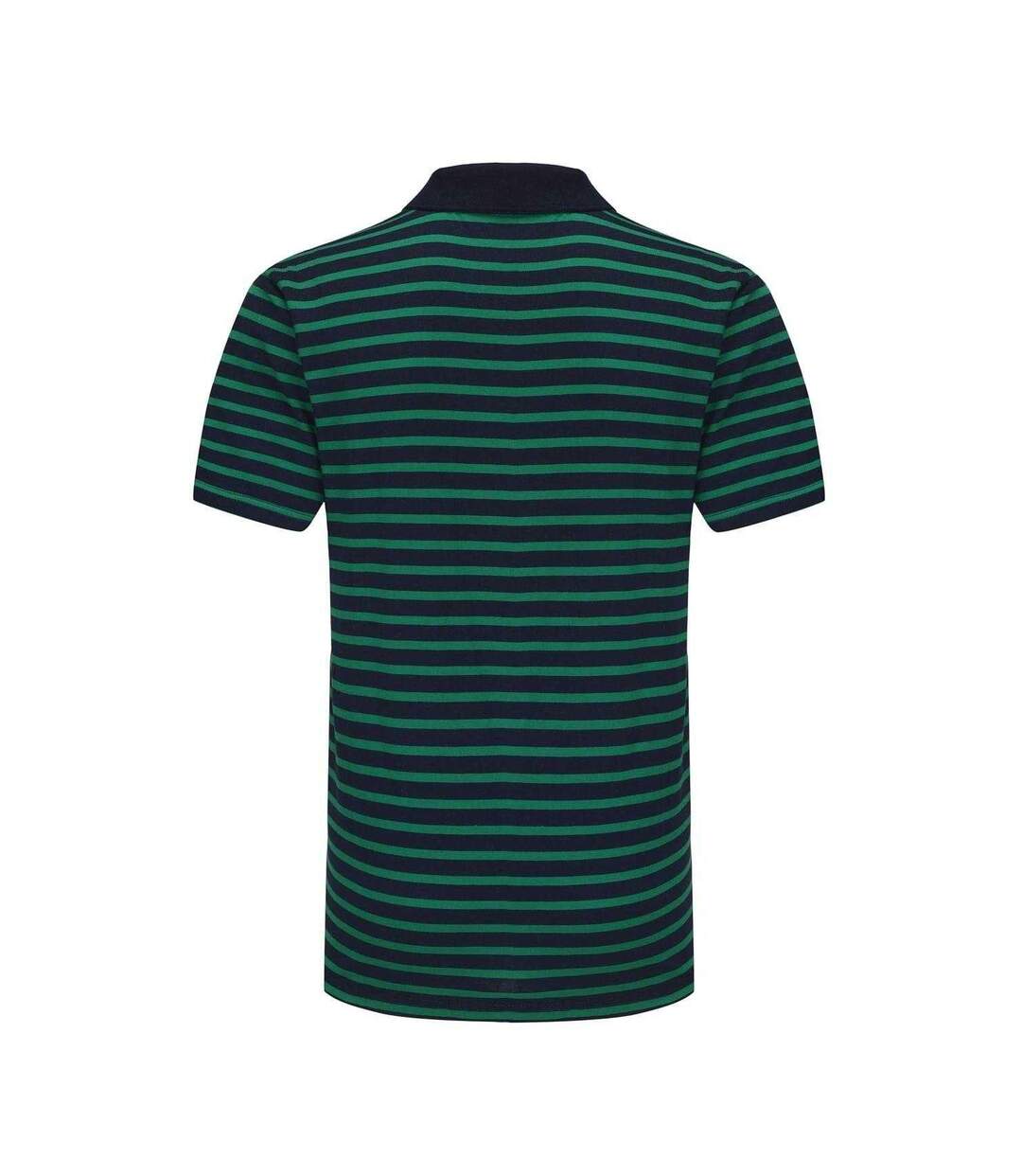 Mens Classic Striped Polo Shirt Blue Firetrap-2