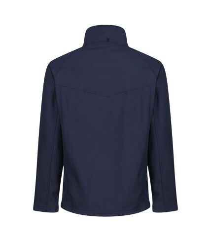 Regatta Mens Uproar Lightweight Wind Resistant Softshell Jacket (Navy/Navy)
