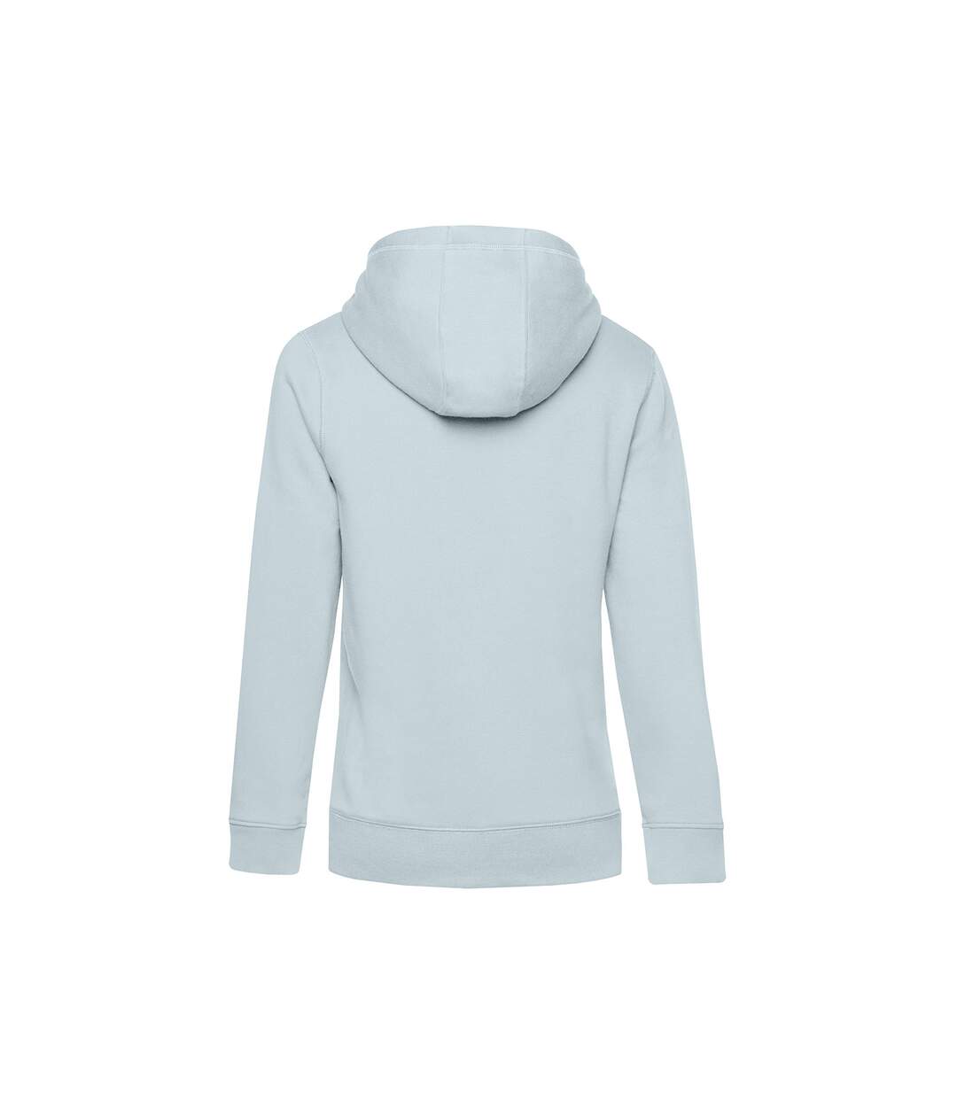 Sweat à capuche queen femme bleu ciel B&C