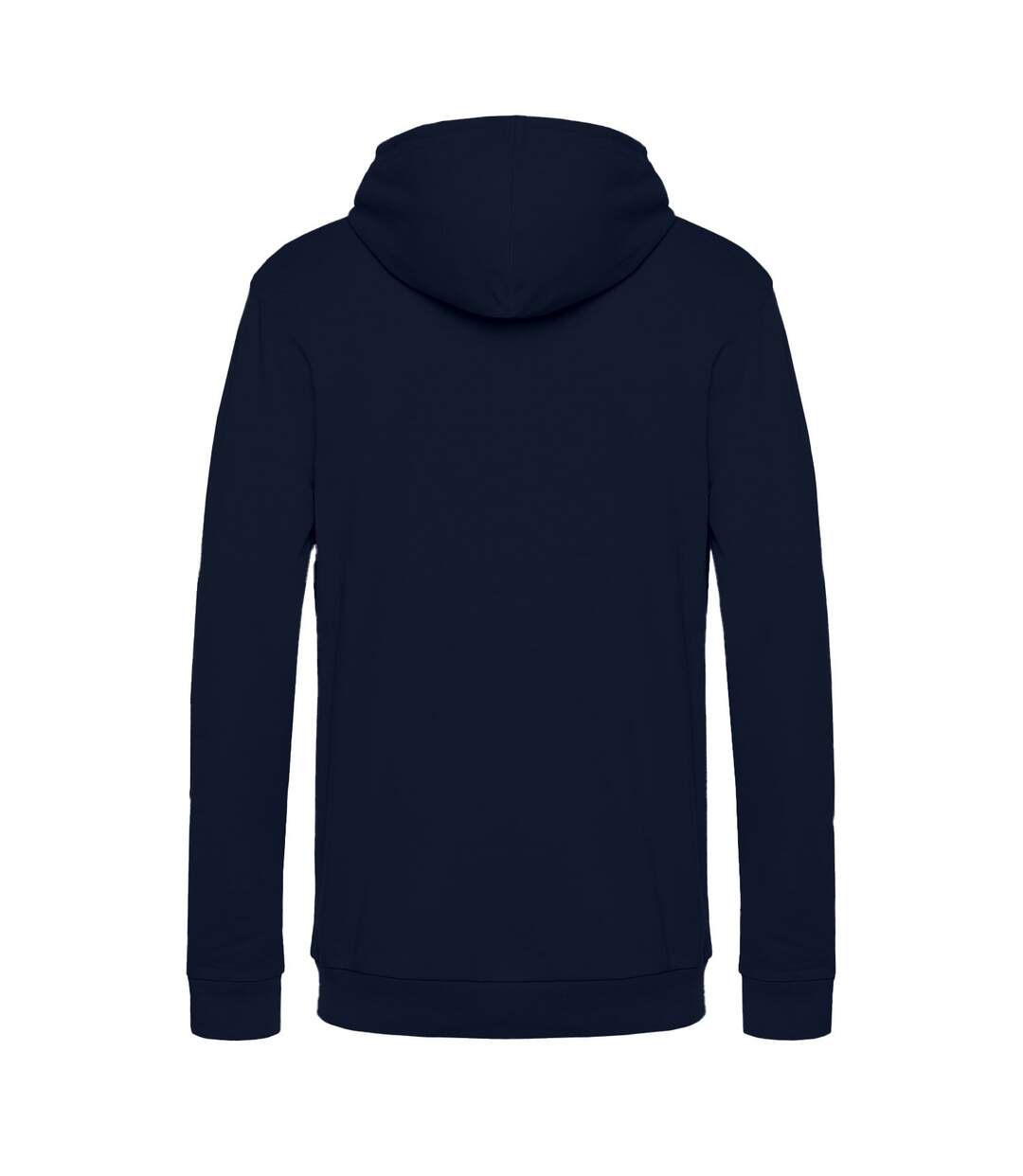 Sweat À Capuche Motif/style Uni Homme Bleu Marine B&C-2