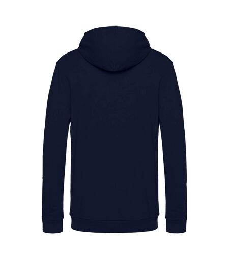 Sweat À Capuche Motif/style Uni Homme Bleu Marine B&C