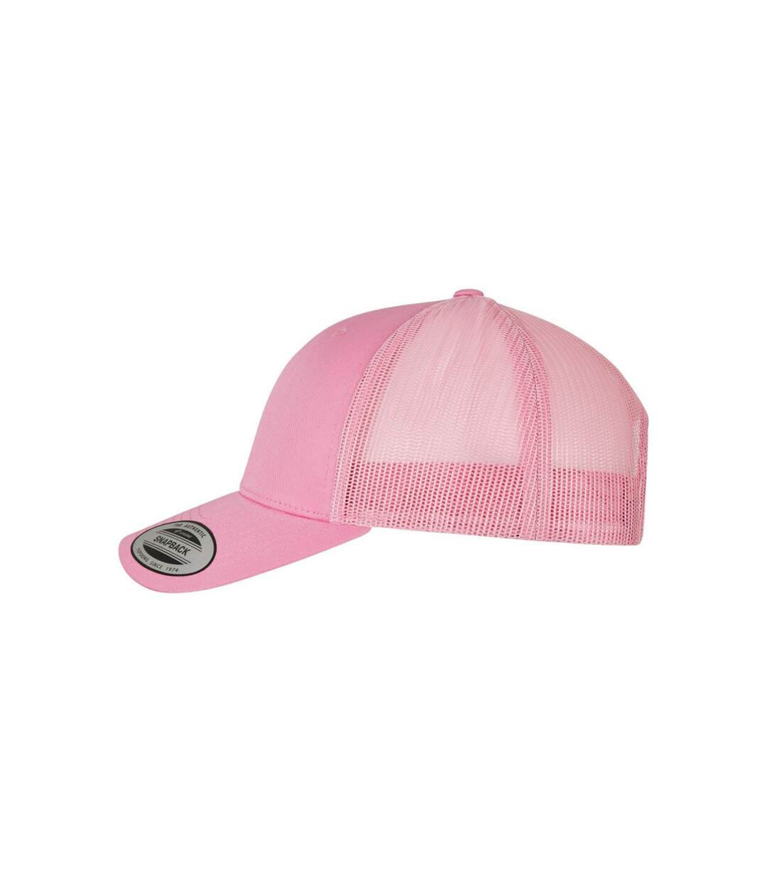 Casquette Trucker Motif/style Rétro Rose Flexfit-3