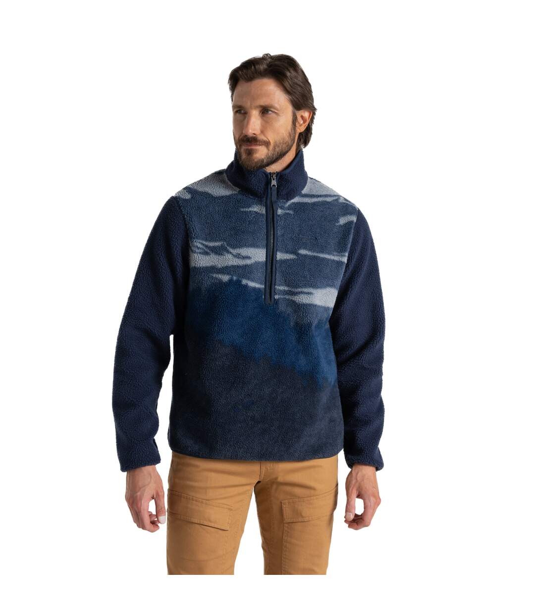 Haut polaire national trust hathers homme bleu marine Craghoppers-3