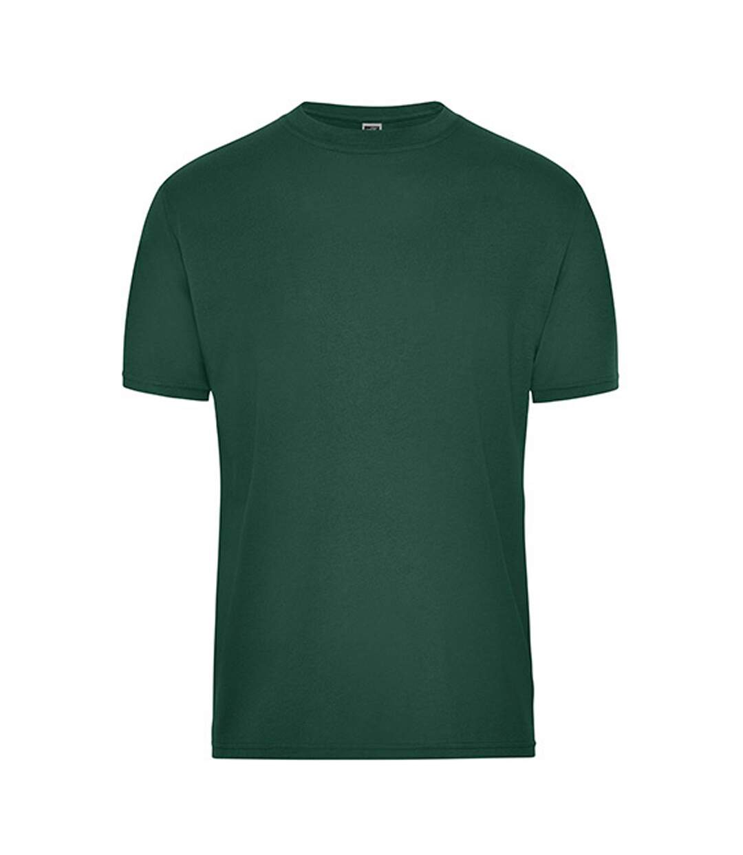 T-shirt Bio Workwear Homme Vert Foncé James And Nicholson-1