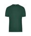 T-shirt Bio Workwear Homme Vert Foncé James And Nicholson-1