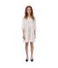 Robe Courte Manches ¾ Pretty Femme Blanc Vero Moda-1