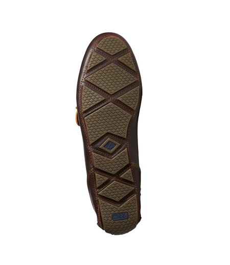 Mens Davenport 1-eye Leather Loafers Amaretto Sperry