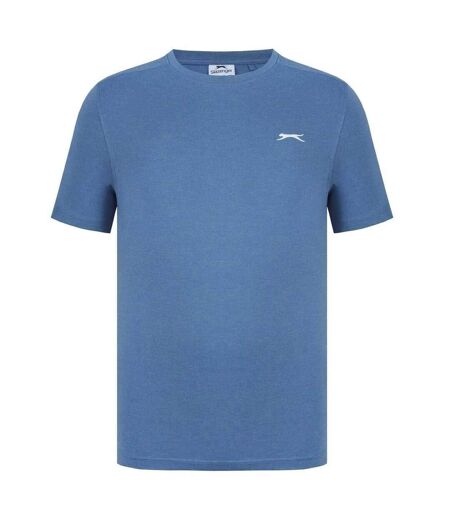 T-shirt Motif/style Logo 3d Homme Bleu Ciel Chiné Slazenger