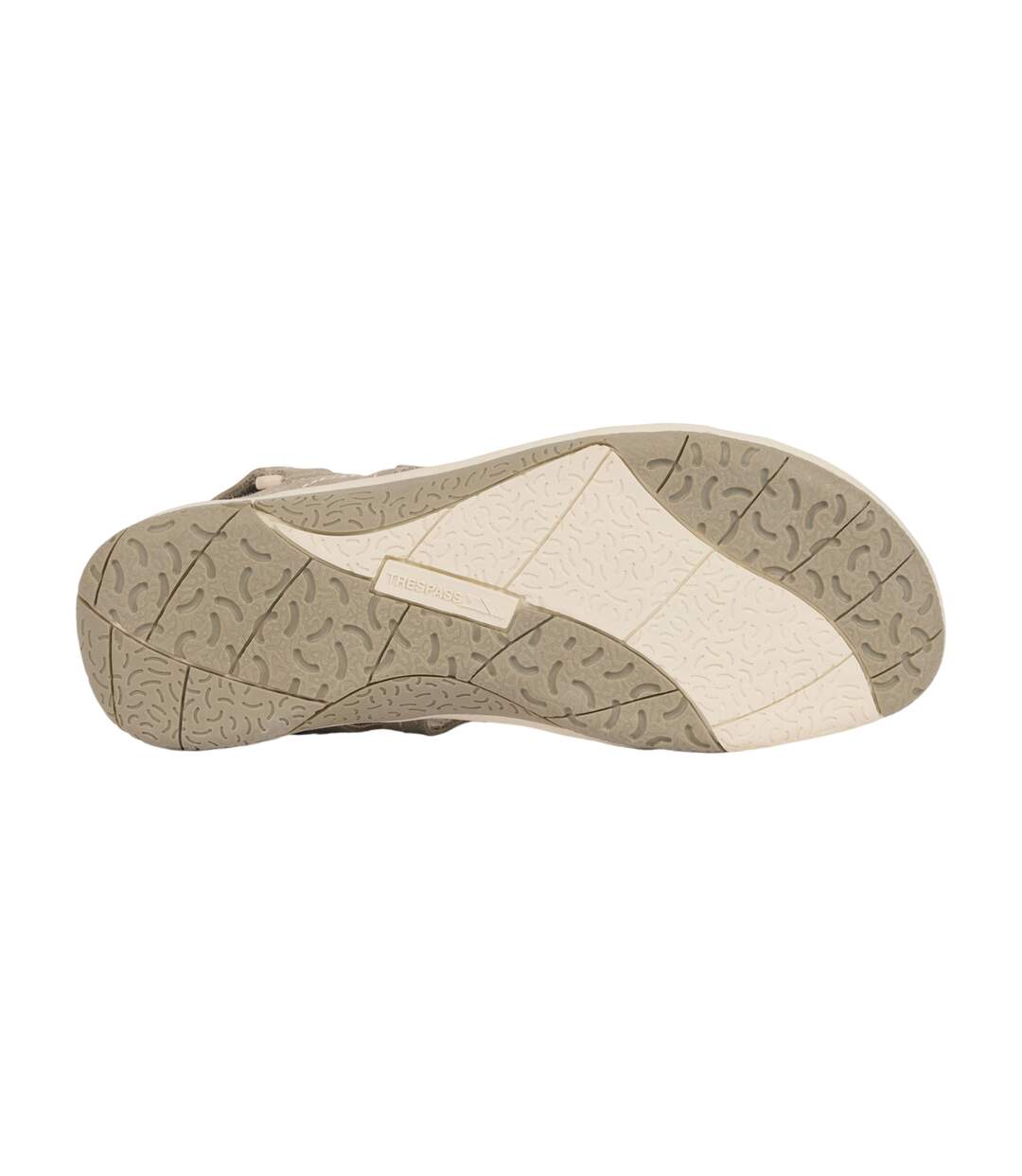 Sandales Unies En Daim À Scratch Naia Femme Taupe Trespass-4