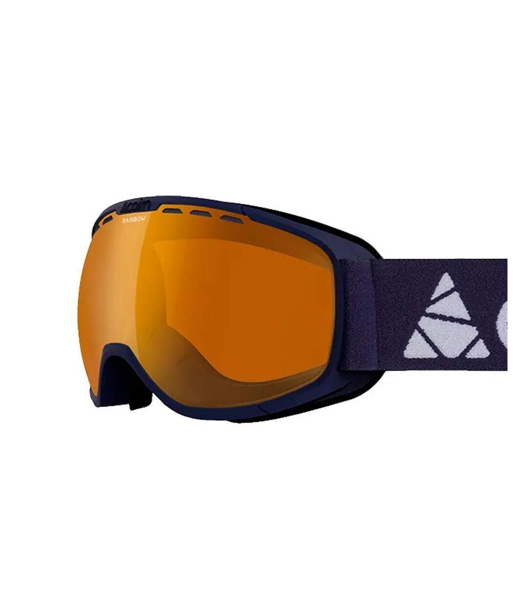Masque de ski marine/orange mixte cairn rainbow-2