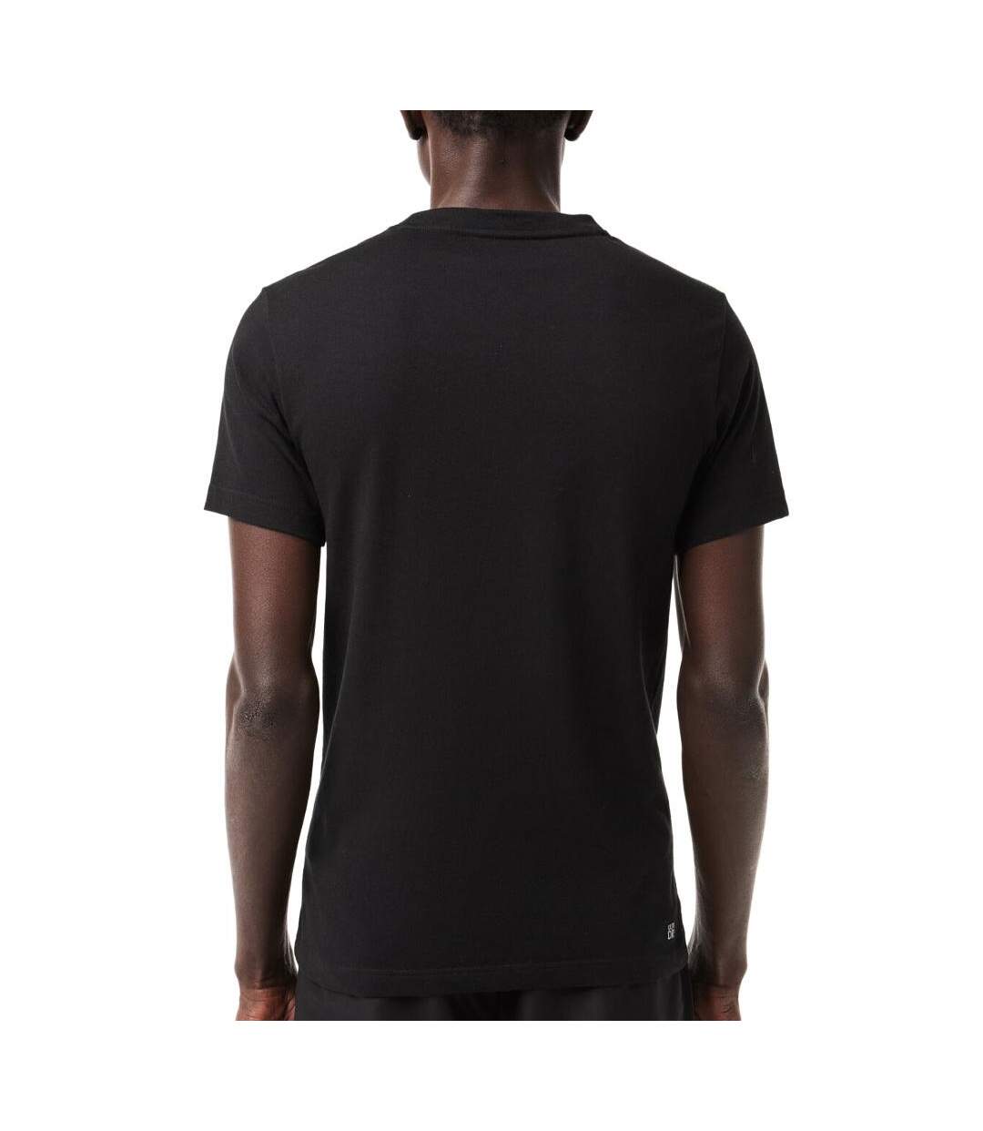 T-shirt noir homme lacoste th7505-2