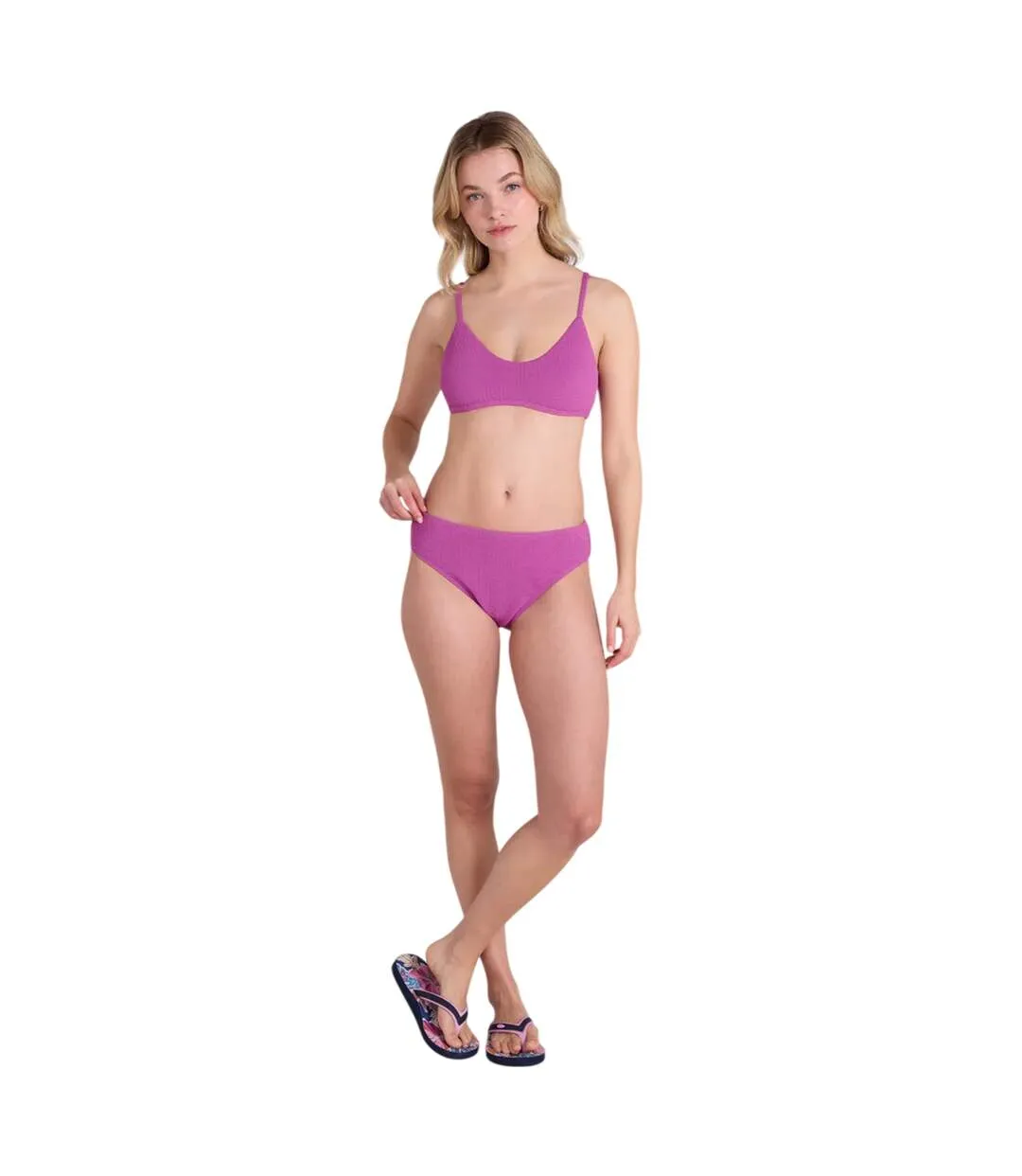 Bas De Maillot De Bain Motif/style Uni Skye Femme Violet Animal-4