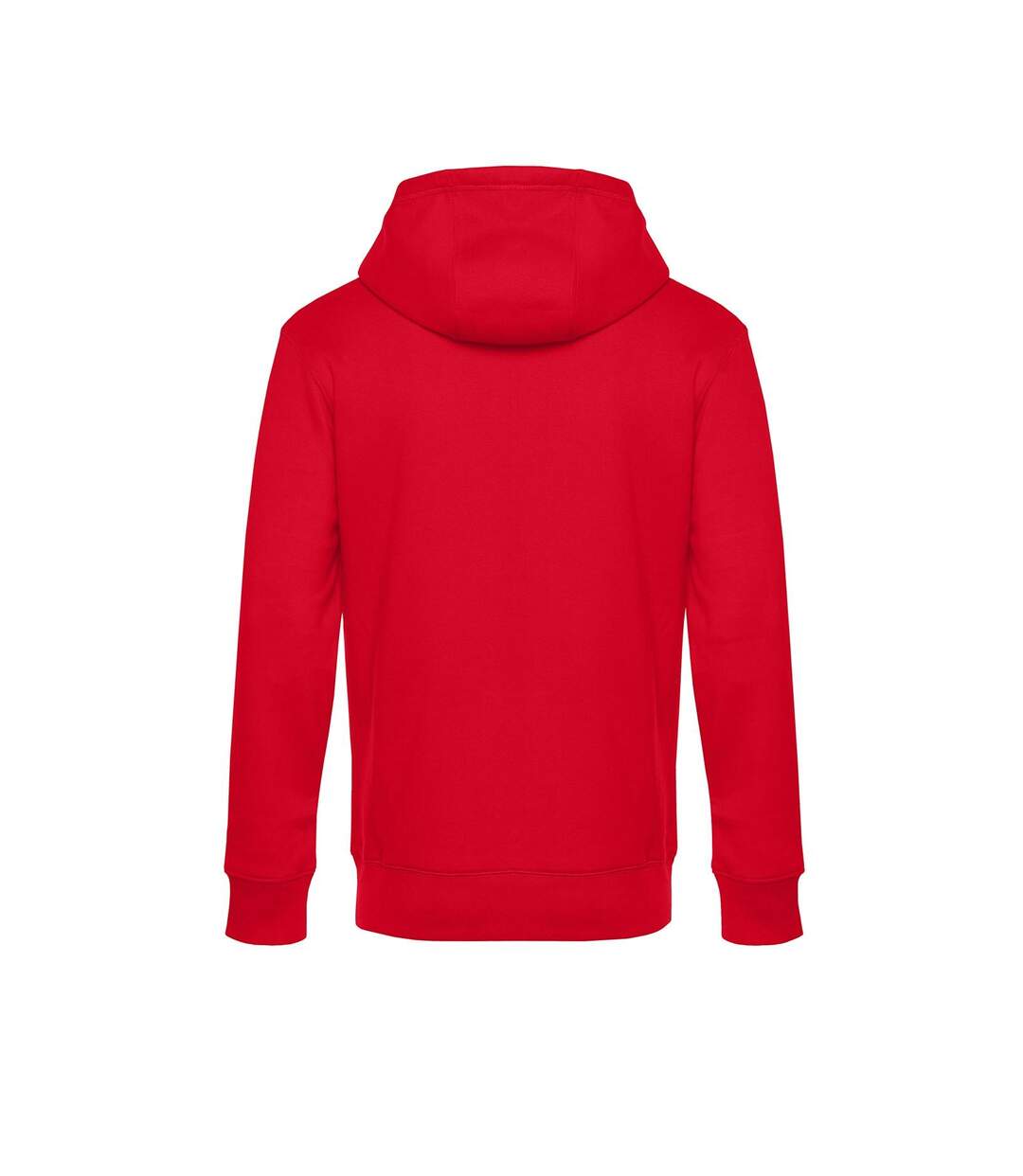 Mens King Hooded Sweater Rouge B&C-2