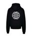 Mens Influenced Hoodie Black Lost Youth-3