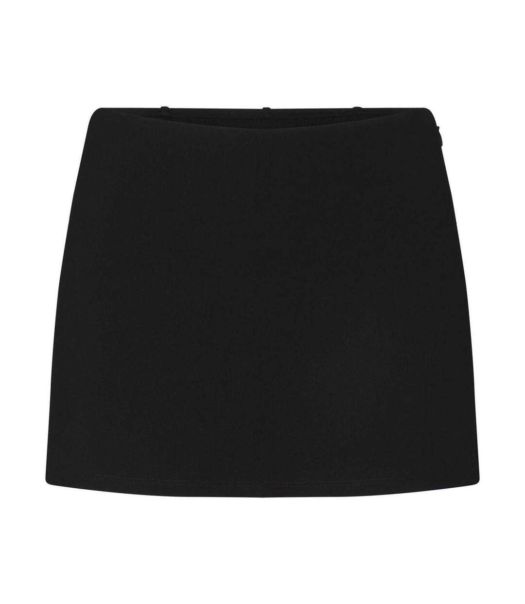 Womens/ladies Essential Plain Skort Obsidian Black Skims-2