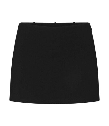 Womens/ladies Essential Plain Skort Obsidian Black Skims