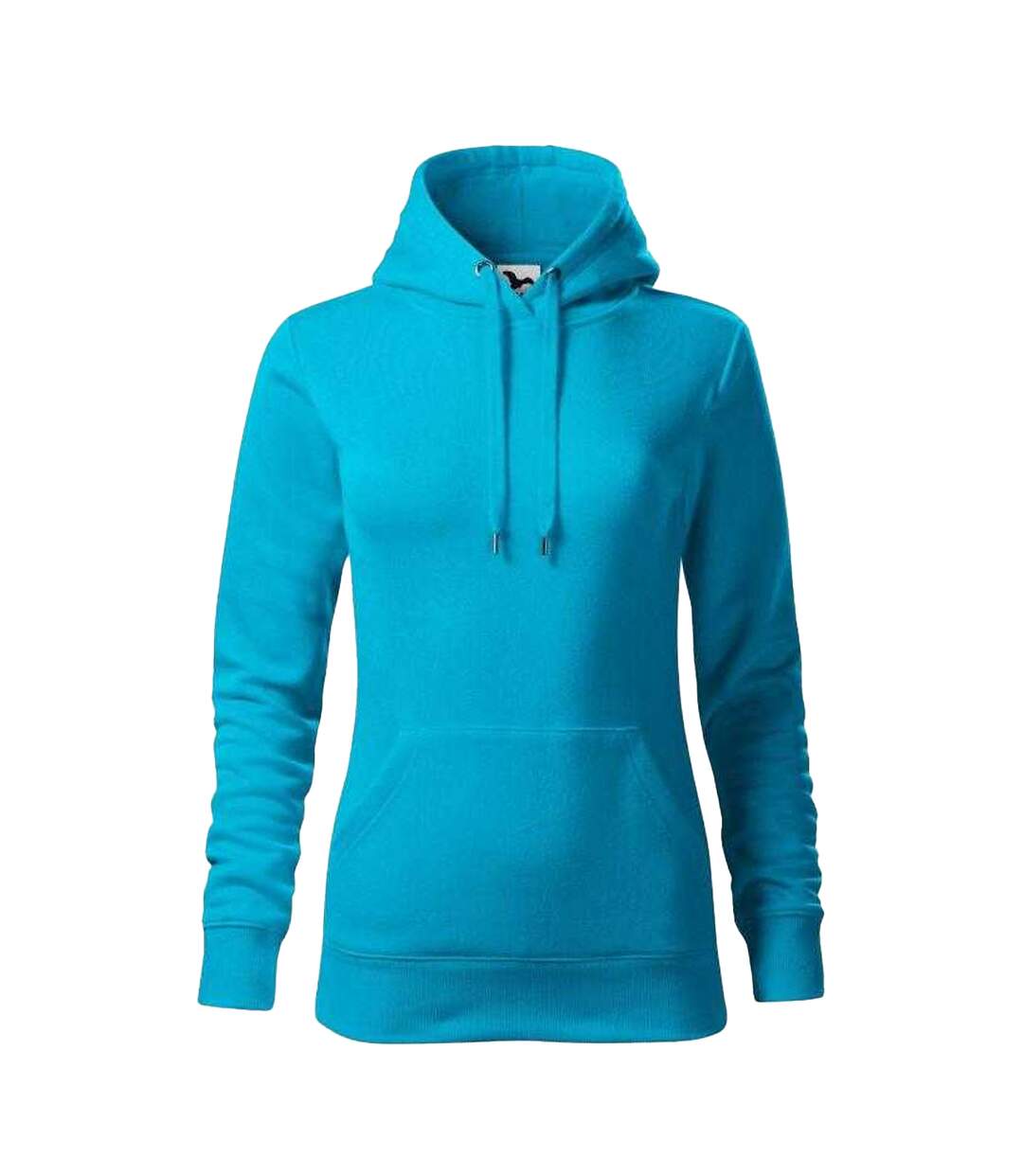 Womens/ladies Cape Hoodie Teal Malfini-1