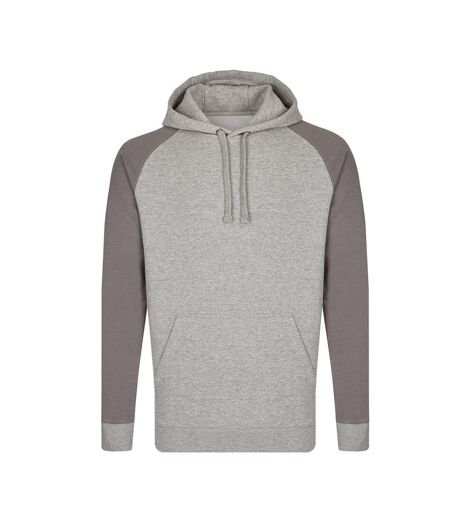 Sweat À Capuche My Mate Homme Gris Chiné Gris Uni Miners Mate